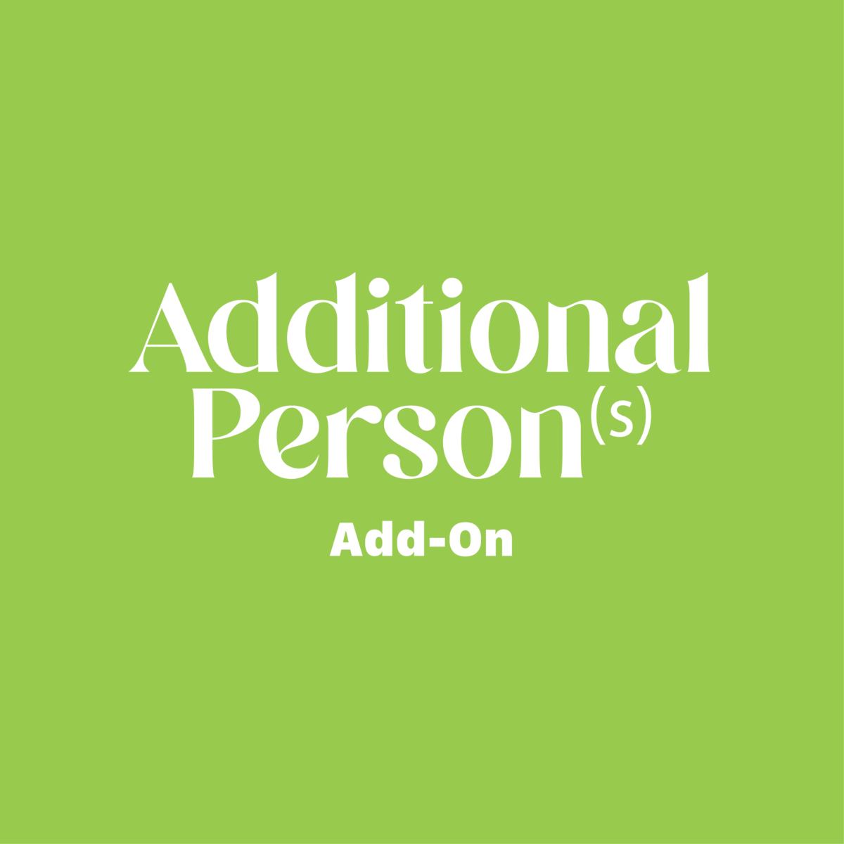 Additional Person(s)